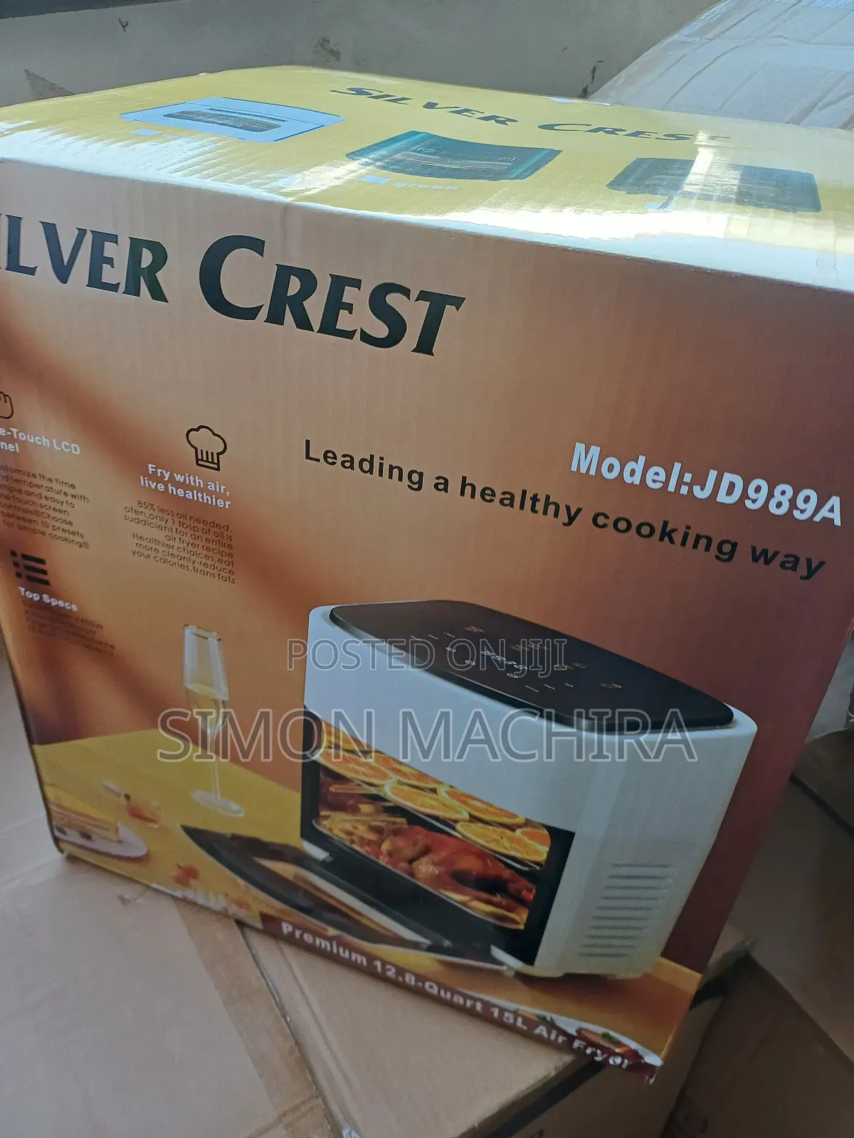 White 15L Silvercrest Airfryer *Silver Crest Airfryer