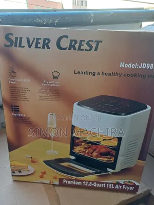 Black 15L Silvercrest Airfryer *Airfryer *15L