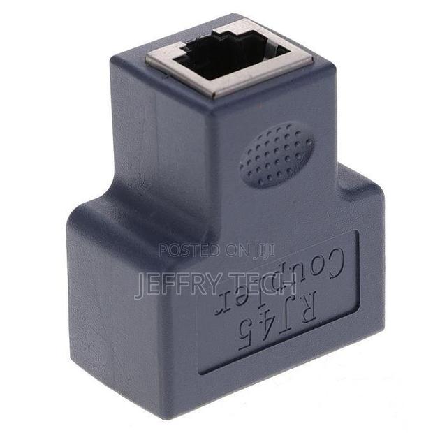 Ways Connector 1 Ethernet RJ-45 to Plug Adapter Splitter 2 E