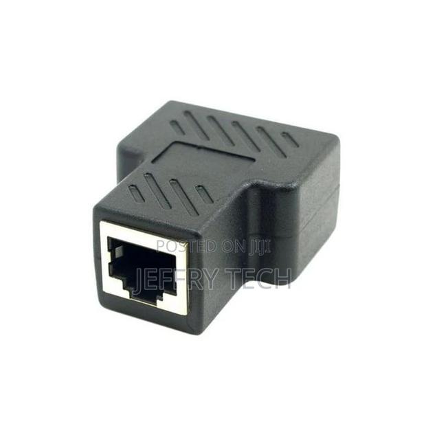 1 to 2 Ways RJ-45 Inter Splitter Extender Connector Etherne