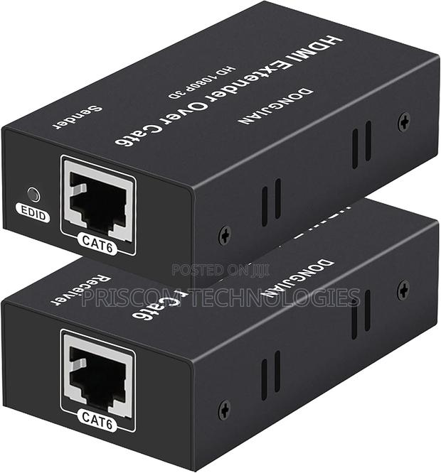 HDMI Extender Over Single Cat5/Cat6 Ethernet Cable Up to 60M