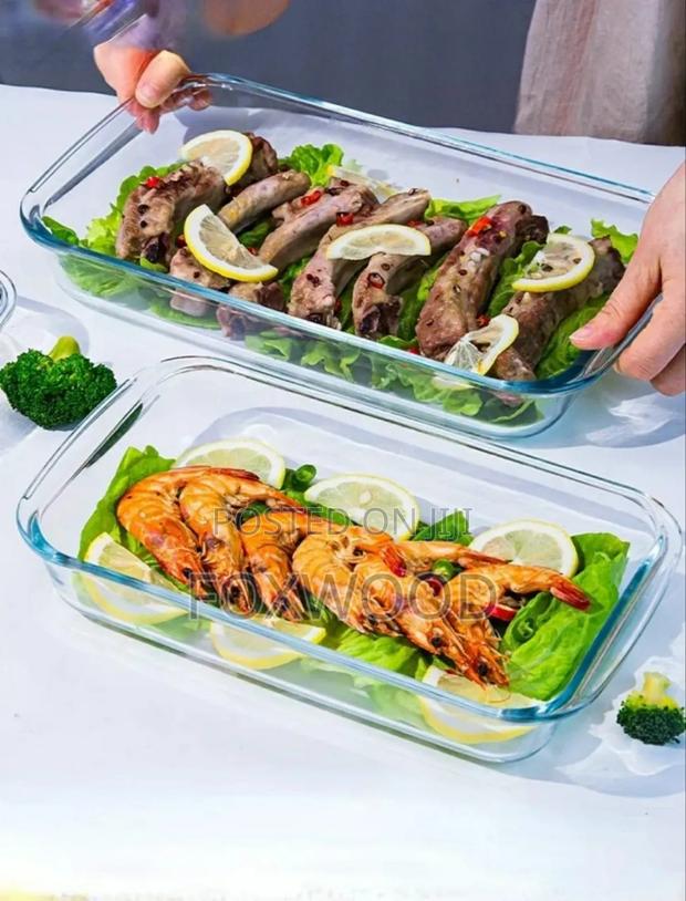 3pcs BAKING MICROWAVEABLE Glass