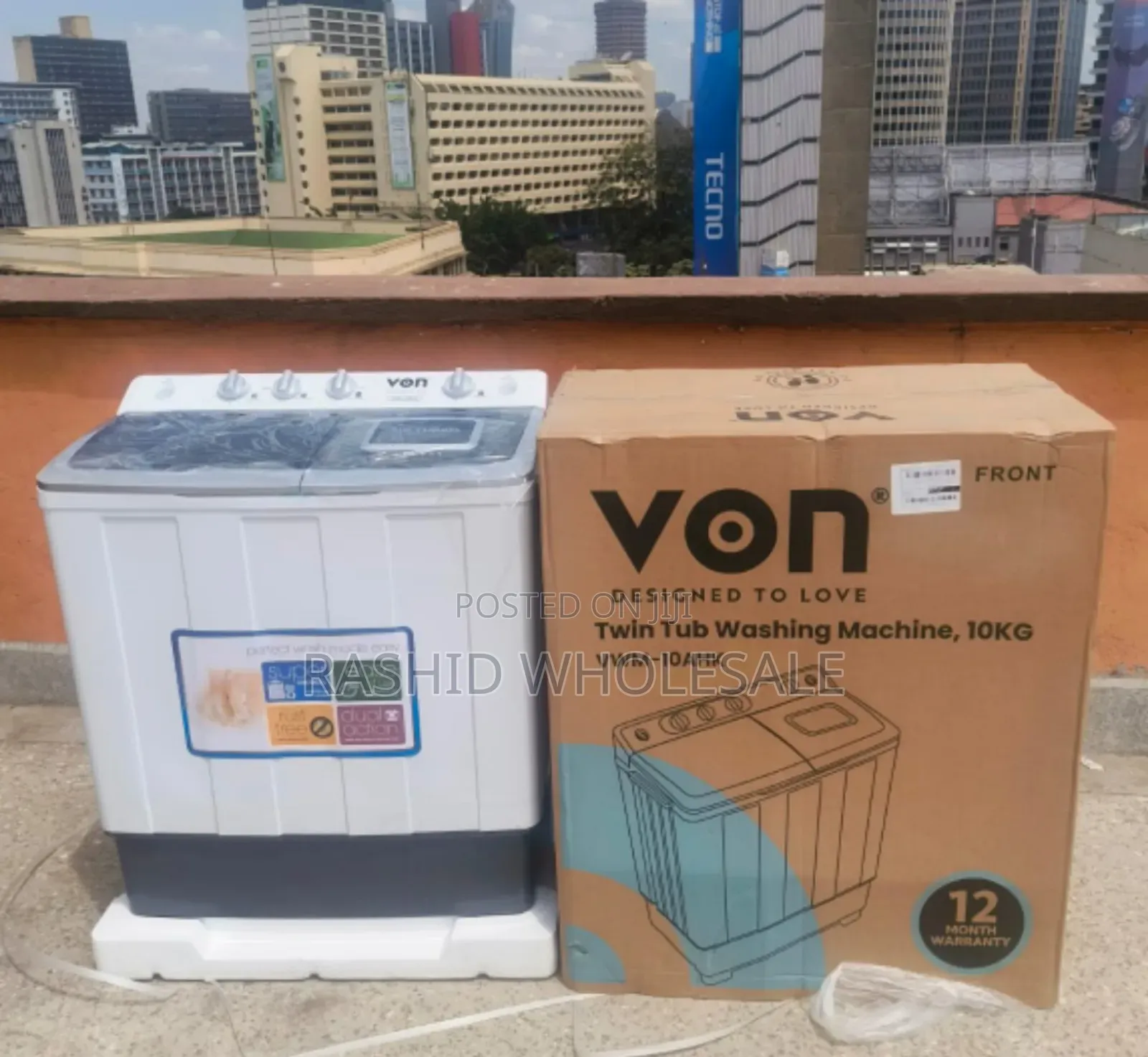 Washing Machine Von 10kgs