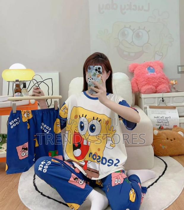 Ladies 3 In 1 Pyjamas - main view