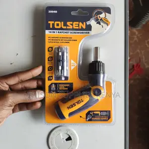 Tolsen 14-in-1 Ratchet Screwdriver Set , Bits and Socket Set
