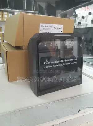Supermarket Syble Table Mount Fixed Laser Barcode Scanner