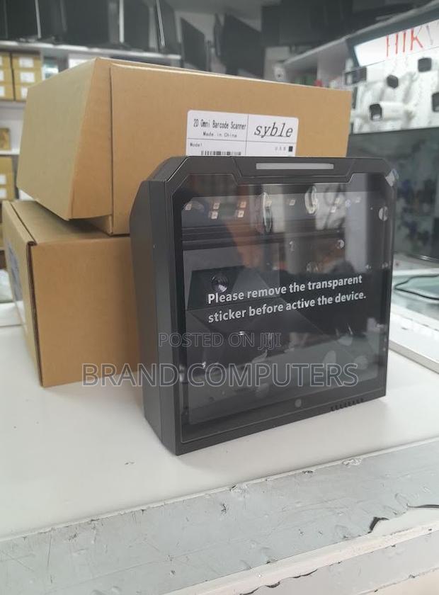 Supermarket Syble Table Mount Fixed Laser Barcode Scanner