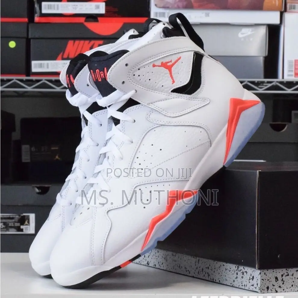 *Jordan 7 White Infrared* Sizes:40,41,42,43,44,45_