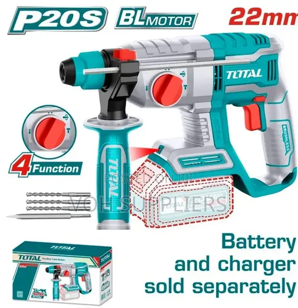 Total TRHLI202081 Lithium-Ion Rotary Hammer 20V