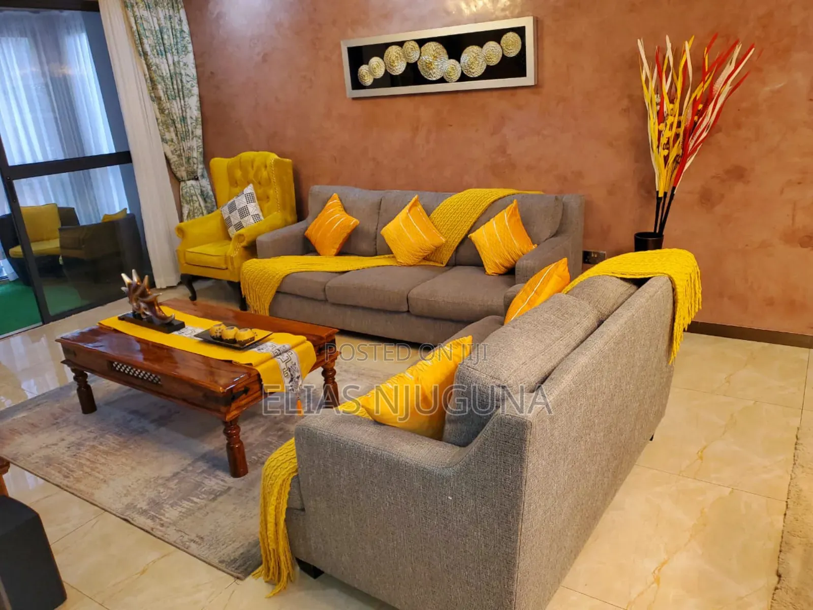 Airbnb 3bedroomed-Jogoo Road =Buruburu Rent 3,500/= Per Day