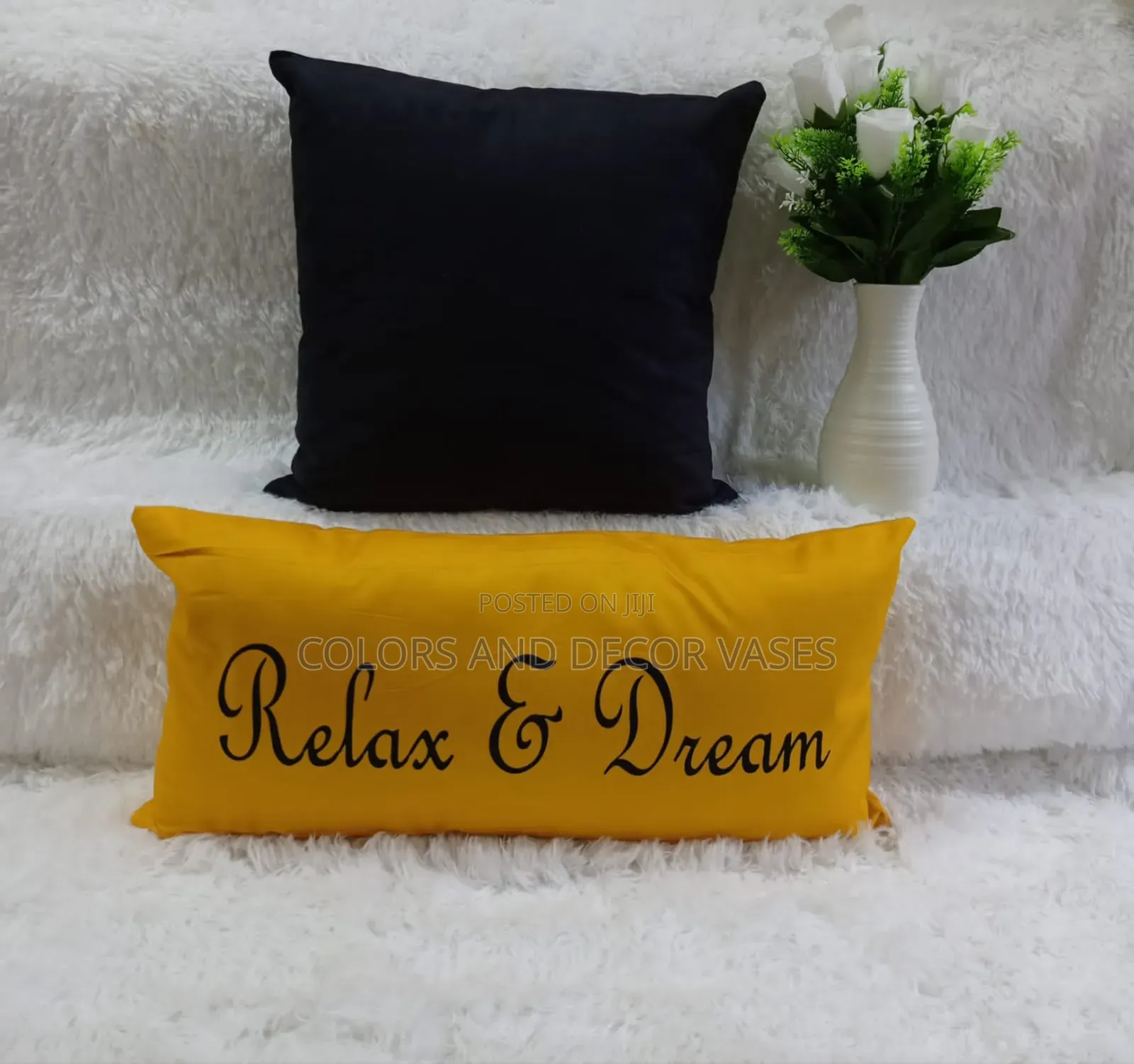 Black and Yellow Relax and Dream