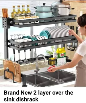 Double Layer Over the Sink Dish Drainer