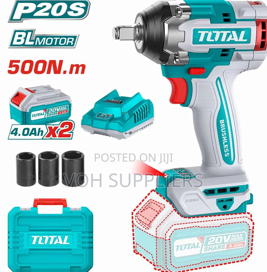 Total TIWLI2050 Cordless Impact Wrench 20V