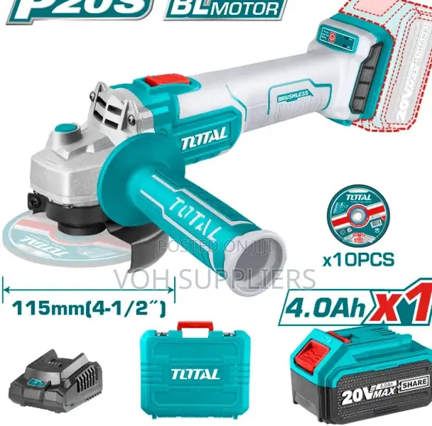 Total TAGLI2011587 Lithium-Ion Angle Grinder 20v