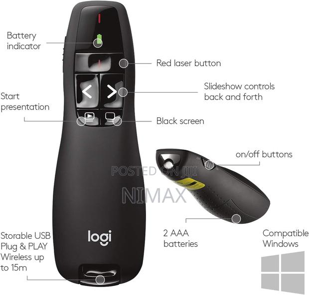 Logitech Wireless Presenter R400 - thumbnail 3