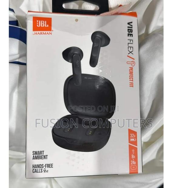 JBL Vibe Flex - True Wireless Earbuds - Black - main view