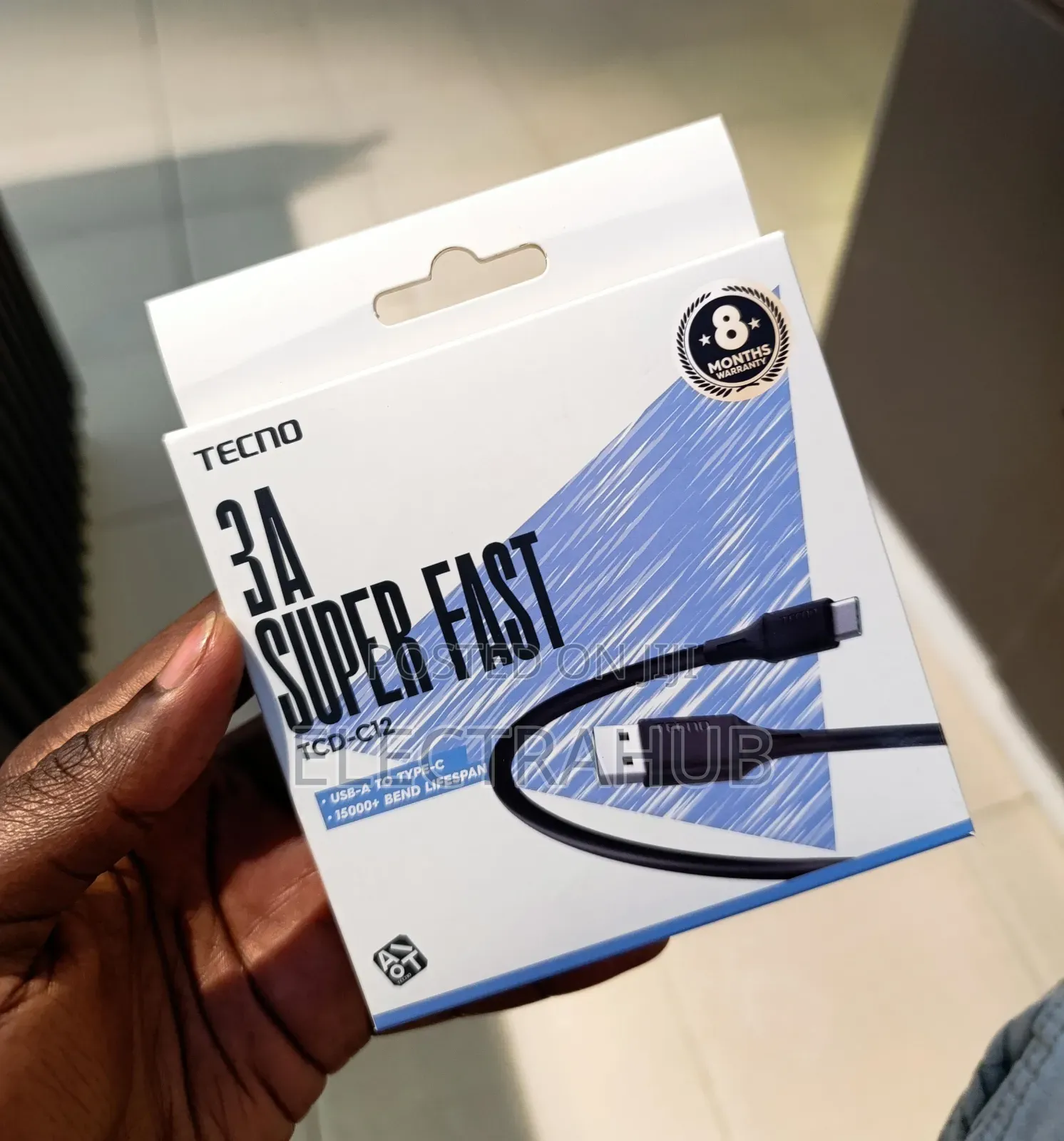 Tecno 3A Type C Super Fast Charger New Sealed In A Shop
