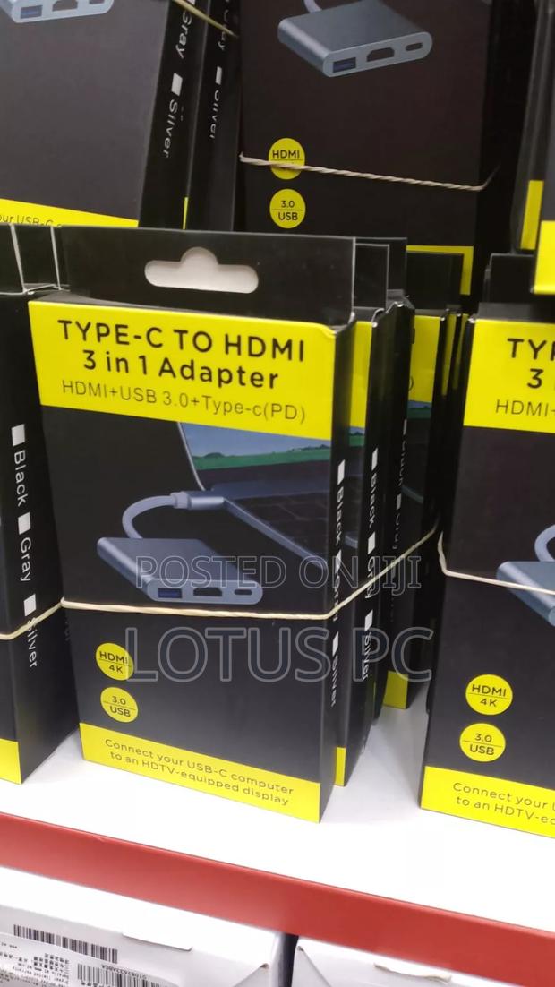Type C TO Hdmi 3 in 1 Hub