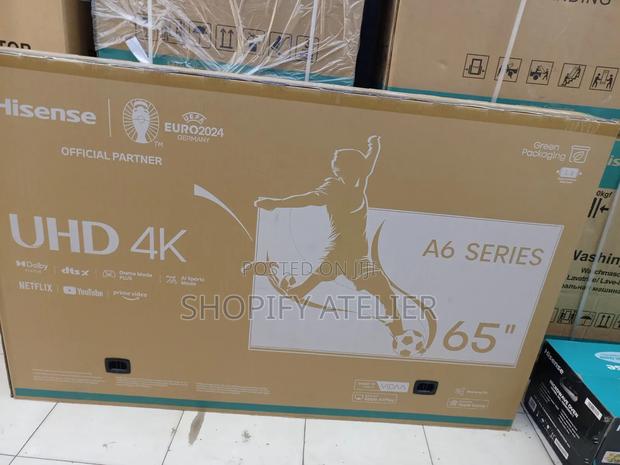 Hisense 65" Smart TV A6 Series Frameless Design UHD