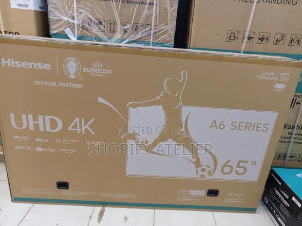 Hisense 65" Smart TV A6 Series Frameless Design UHD - thumbnail 2