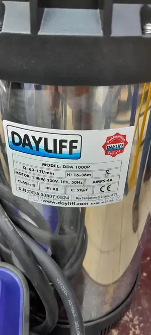 DDA 1000P Dayliff High Pressure Submersible Pump