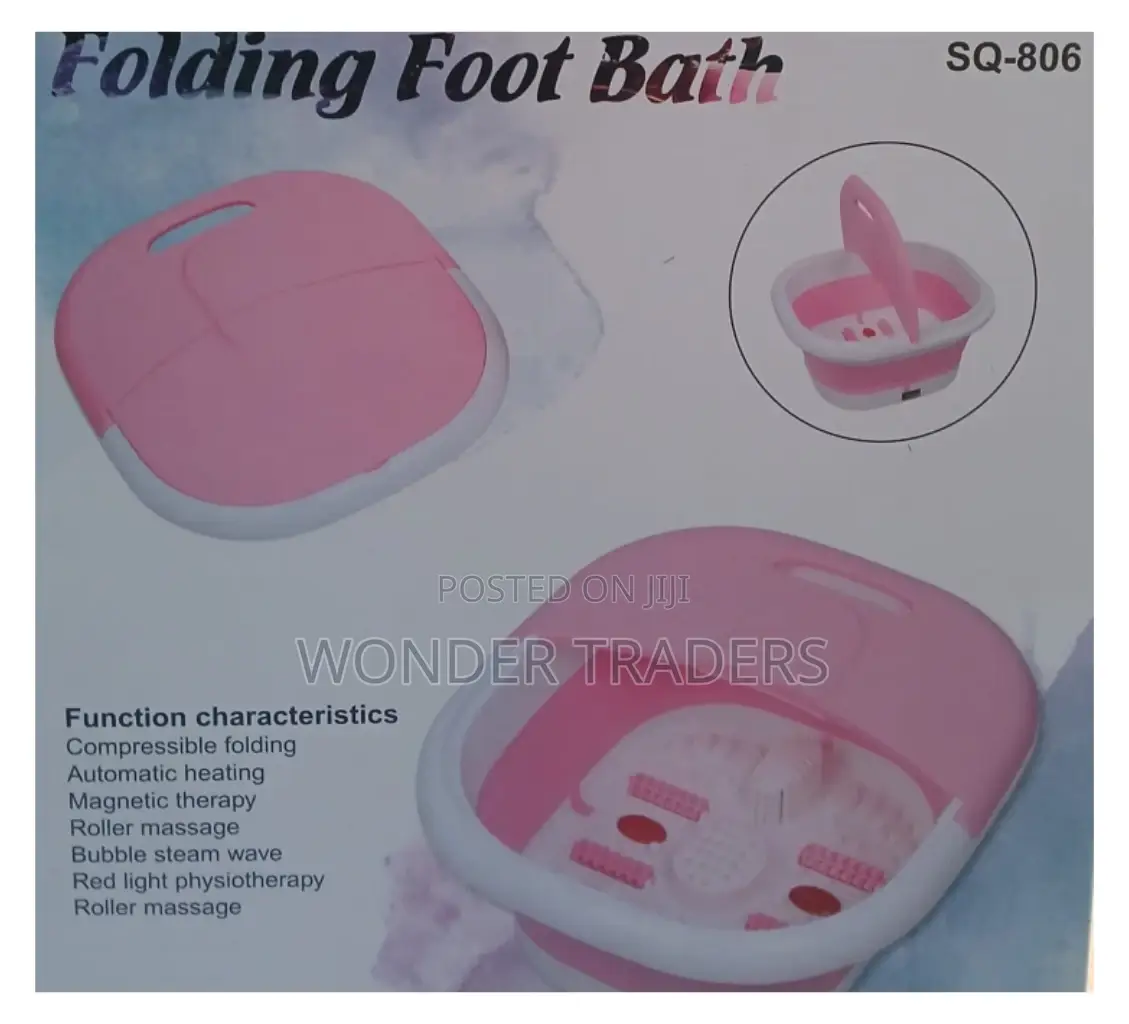 Electric Automatic Heating Pedicure Foot Spa Bath Massager