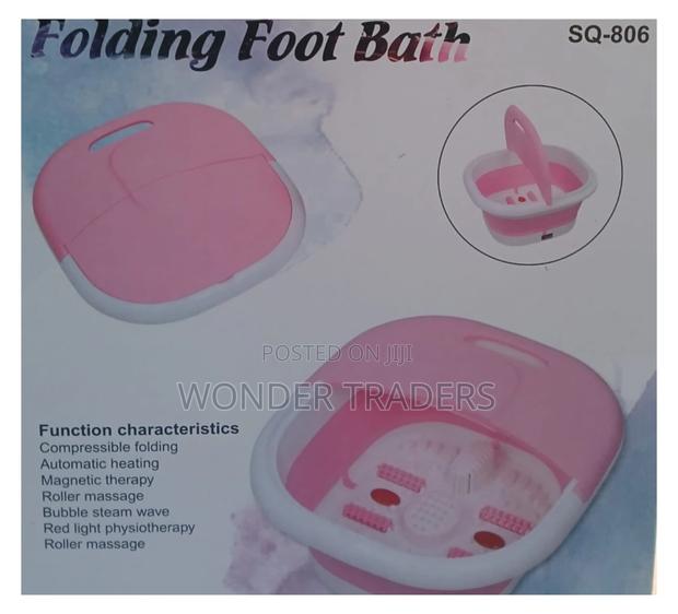 Electric Automatic Heating Pedicure Foot Spa Bath Massager