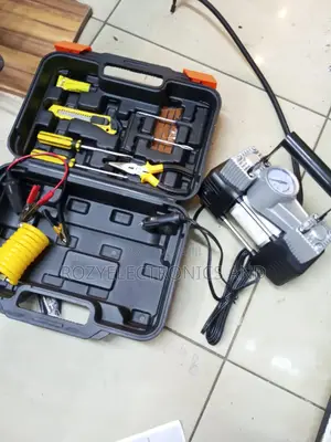 Portable Air Compressor With Tire Repair Kits
