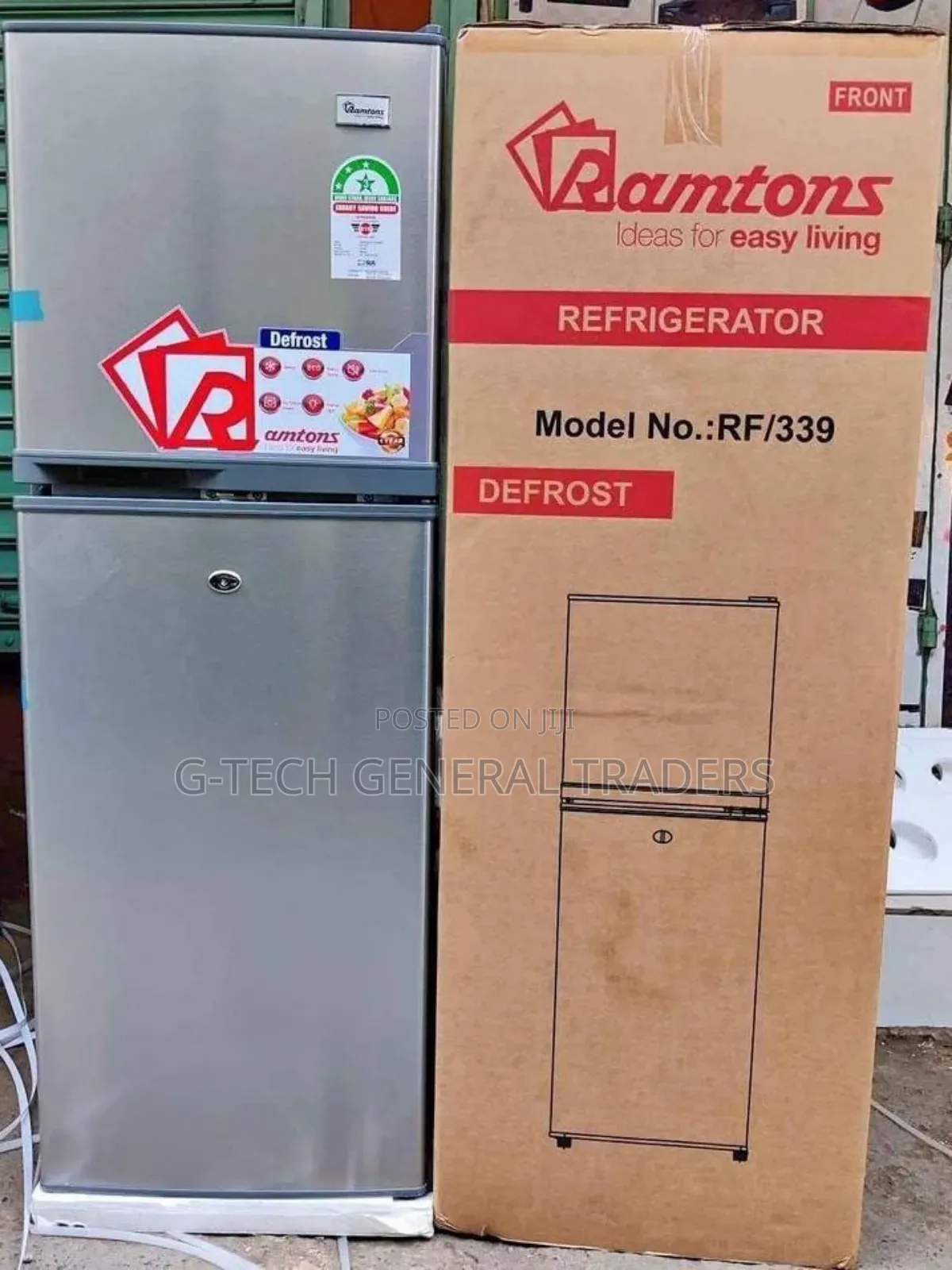 Fridge! Ramtons Rf/339 Double Door 138l Refrigerator