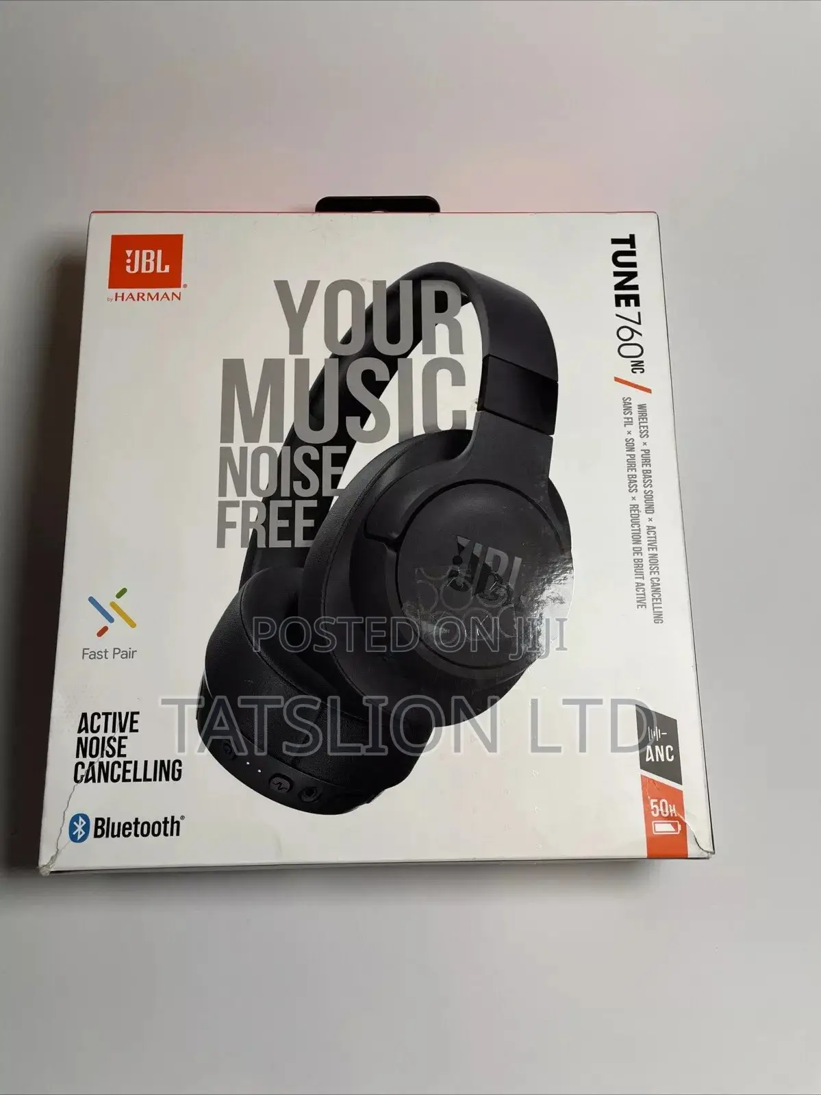 JBL Tune 760NC Headphones With Mic