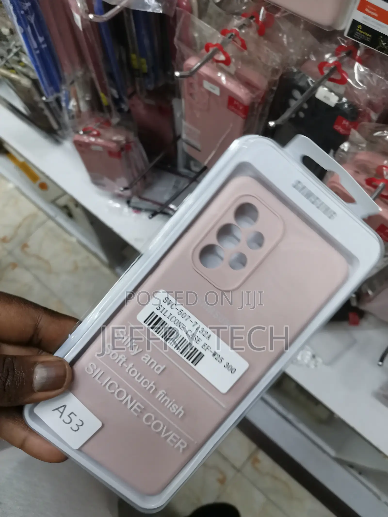Peach Galaxy A53 5G Soft Silicone Cover