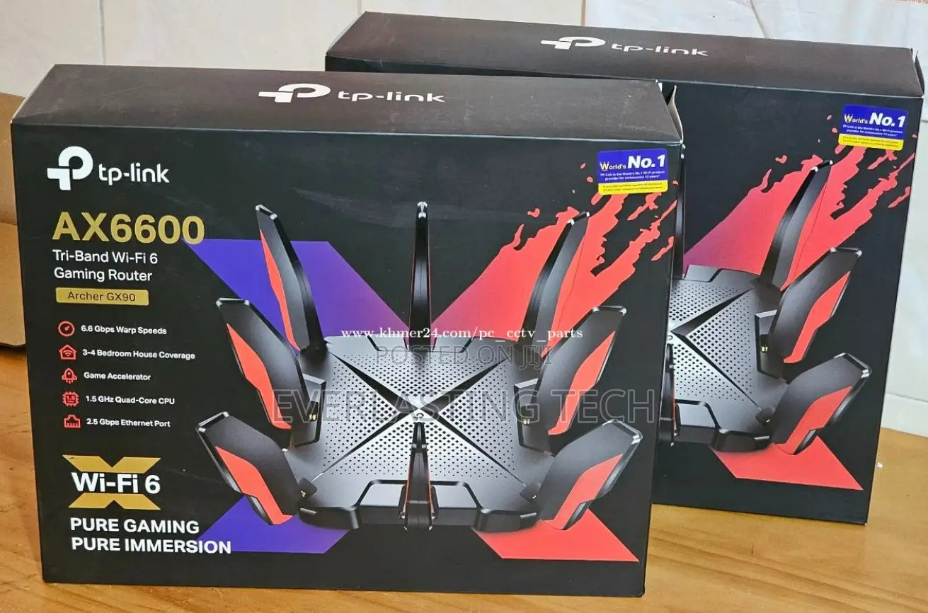 Tp-Link Archer GX90 AX6600 Tri-Band Wi-Fi 6 Gaming Router