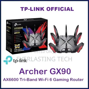 Tp-Link Archer GX90 AX6600 Tri-Band Wi-Fi 6 Gaming Router