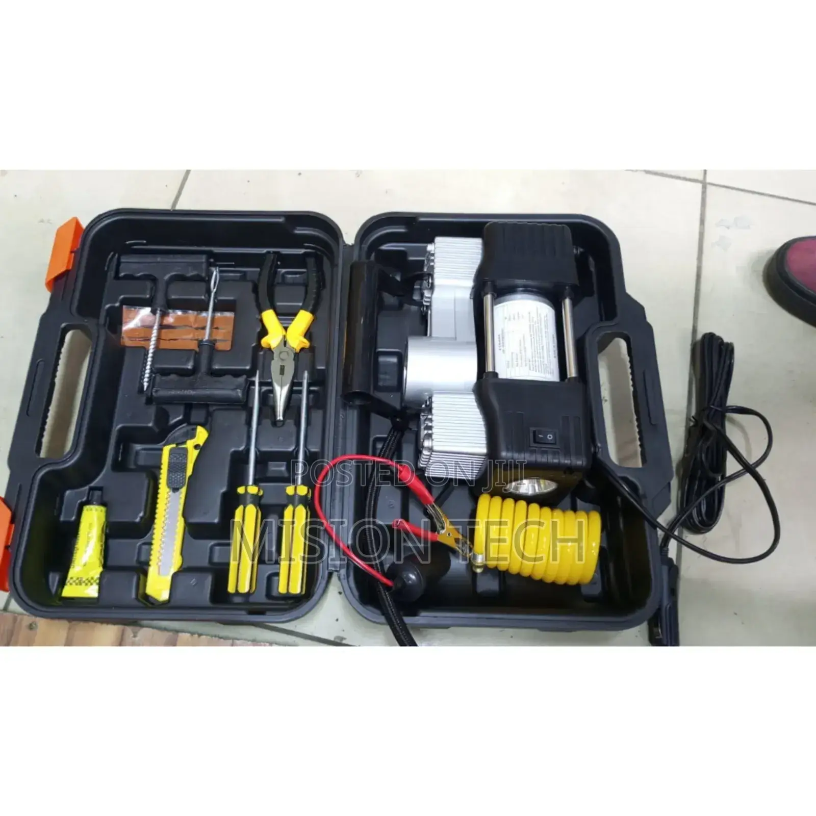 Portable Double Cylinder Car Air Compressor Tire Repair Kits