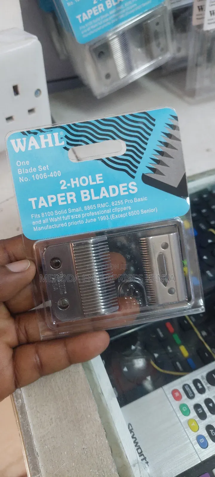 2 Holes Taper Blades Silver