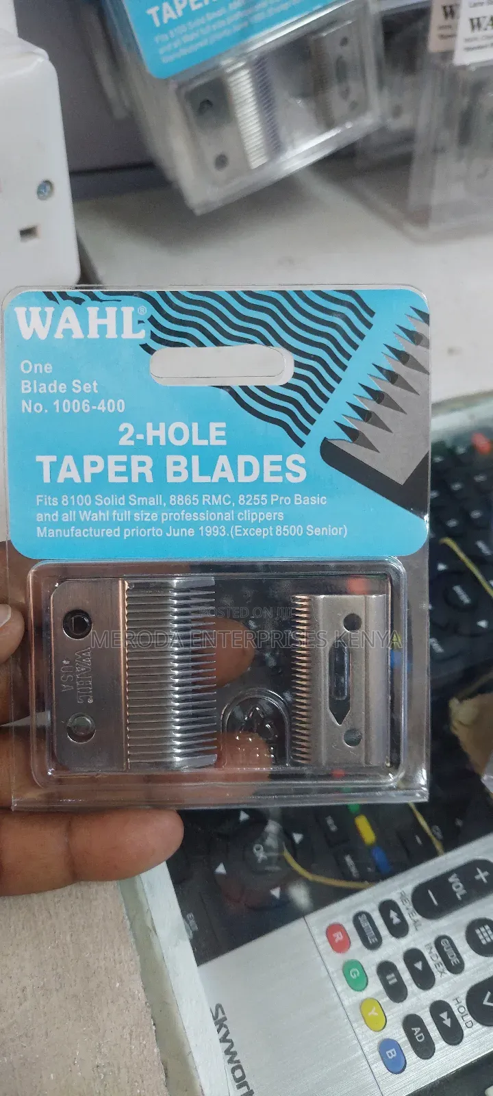 2 Holes Taper Blades Silver