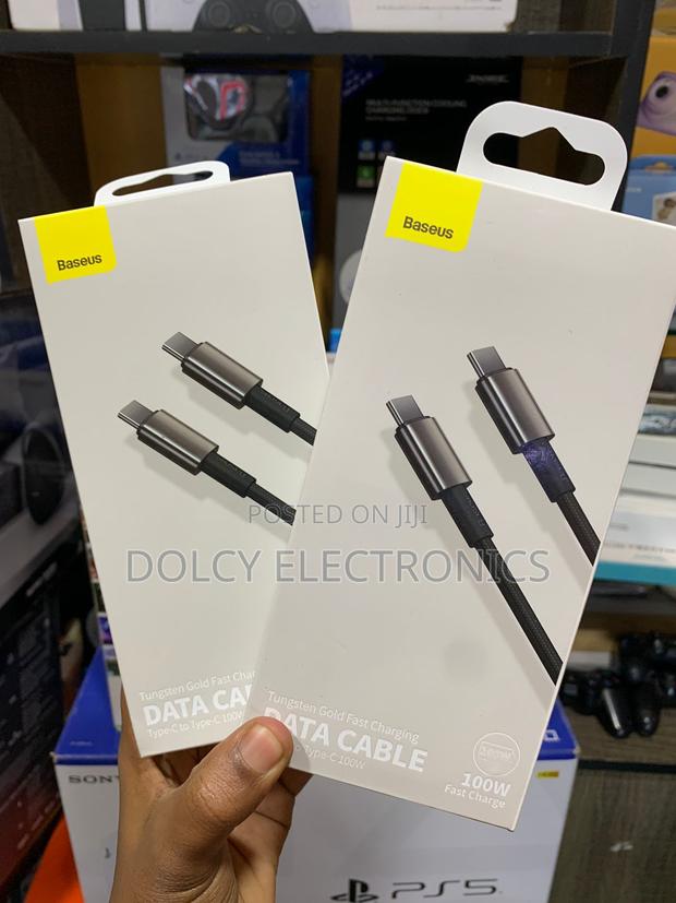 Baseus Tungsten Gold USB-C to USB-C Cable 100W(1m) - main view