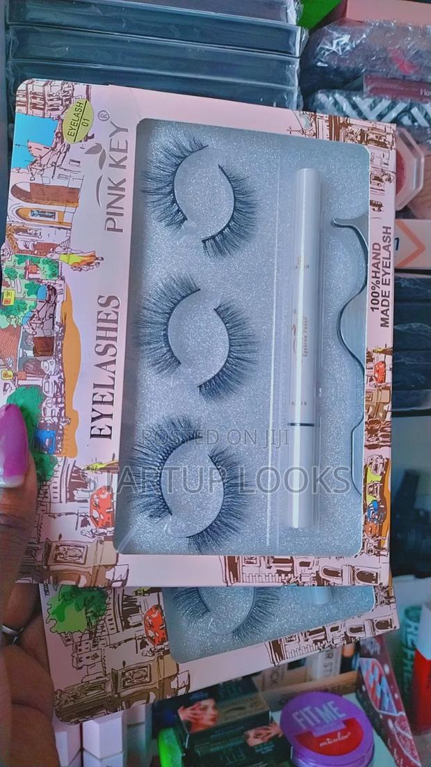 3pcs Eyelashes Volume Eyelashes + Free Lash Applicator - thumbnail 2