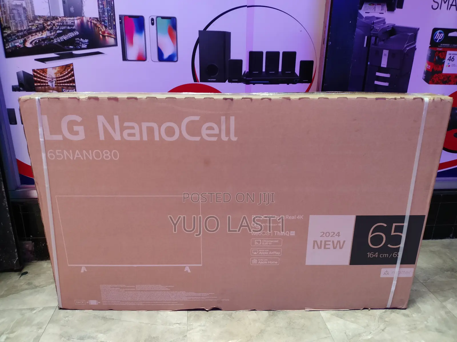 65 Inch LG Nanocell AI Nano80 Smart TV AI Magic Remote HD
