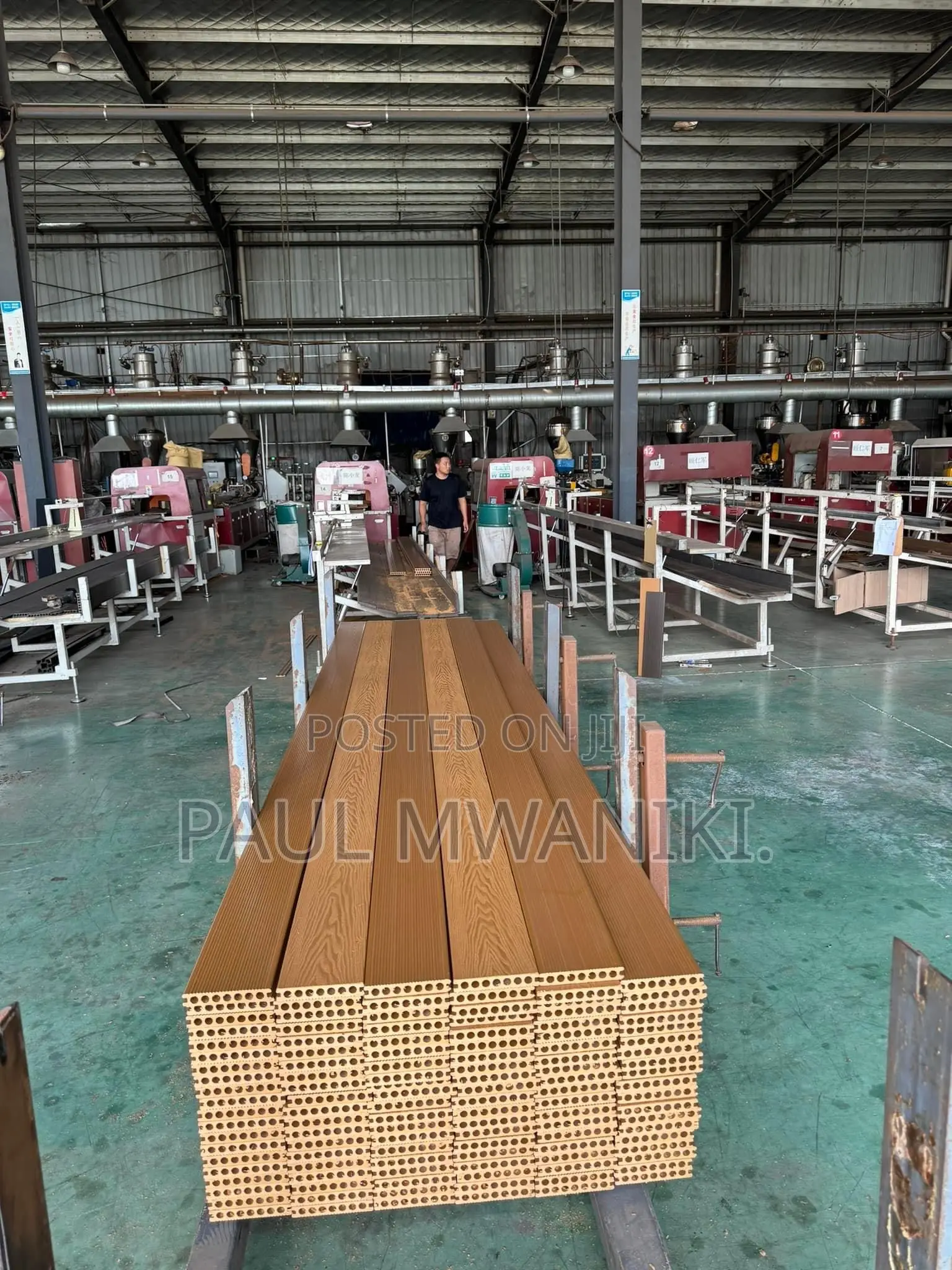 Wood Plastic Composite Decking, 6” * 2.8m