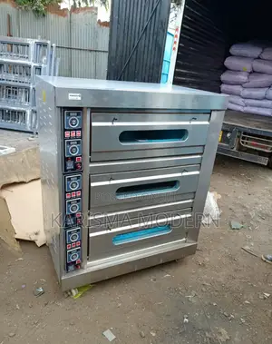 Silvery Stainless Steel Imported Three Deck Oven
