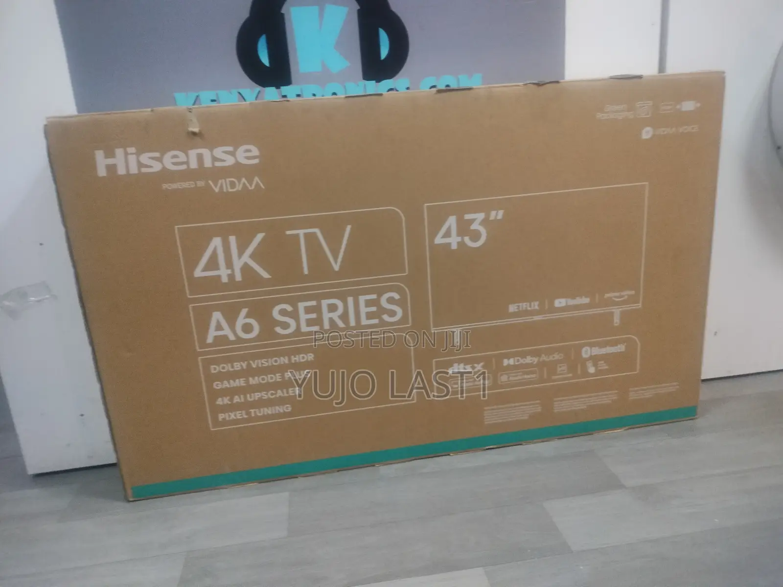 Hisense Smart Uhd Frameless Tv 43a6k