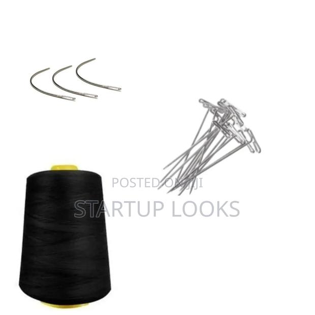 Wig Making Thread T Pins and Needles - main view