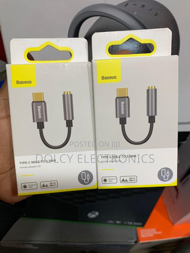 Baseus Type-C Male to 3.5mm Female Adapter L54 Black - main view