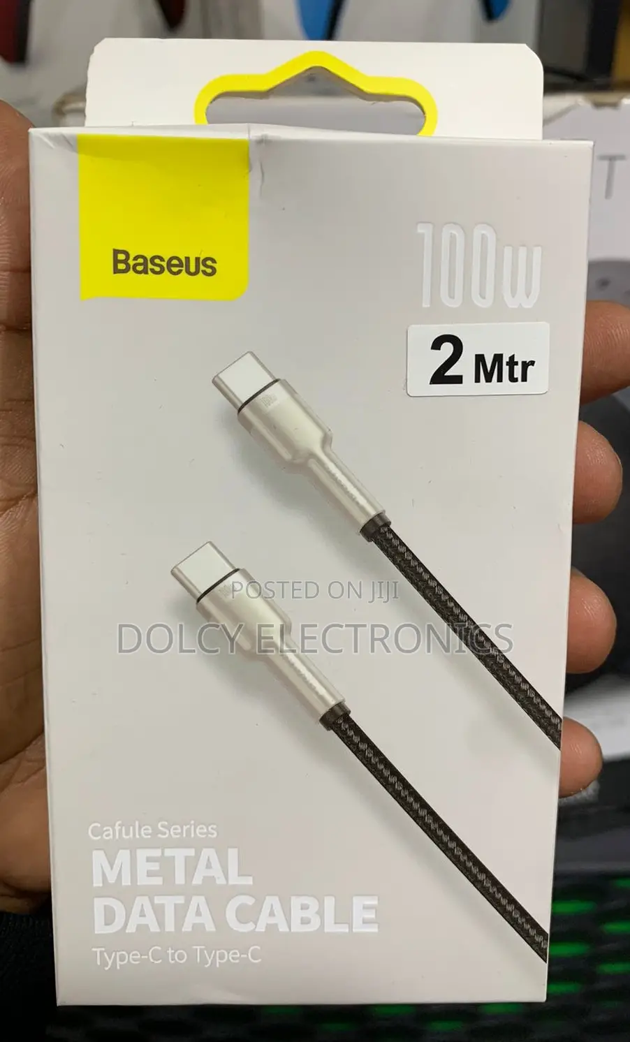 Baseus Metal Data Cable Type-C to Type-C 100W 2M