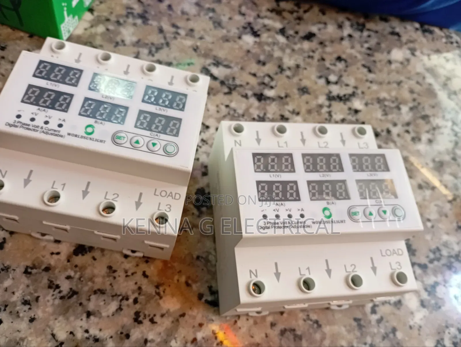 3 Three Phase Digital Voltage Current Protector 63A