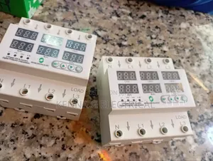 3 Three Phase Digital Voltage Current Protector 63A