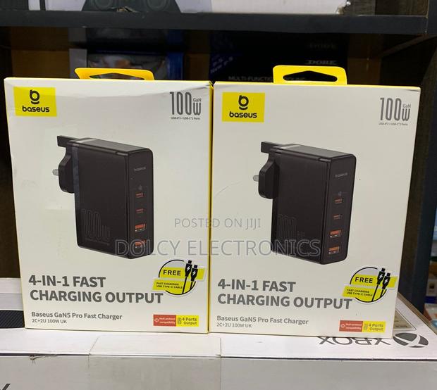 Baseus Gan5 Pro 100W 4 Port Fast Charger - main view