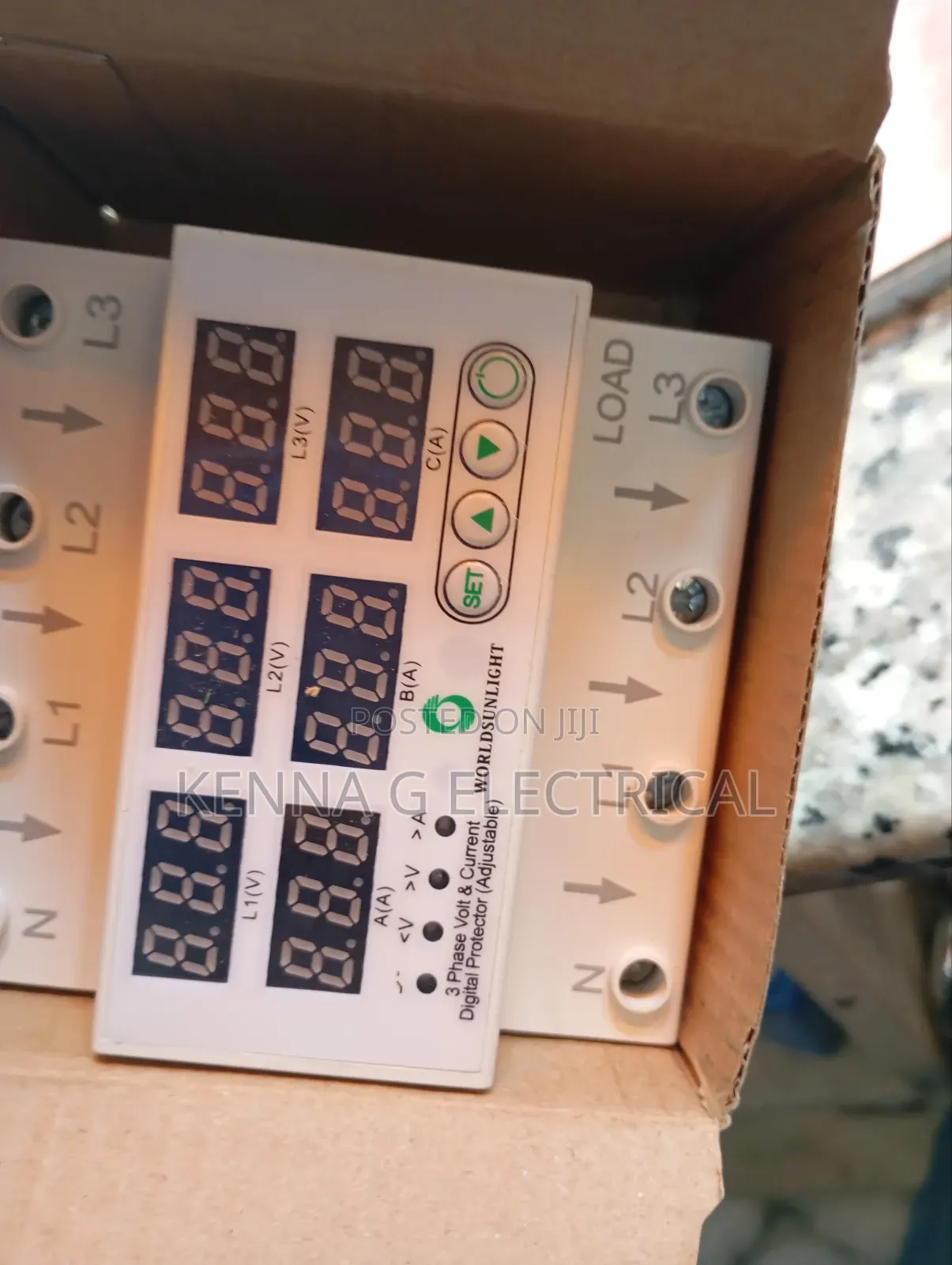 Automatic Voltage Protector Din Rail Adjustable 63A Avs