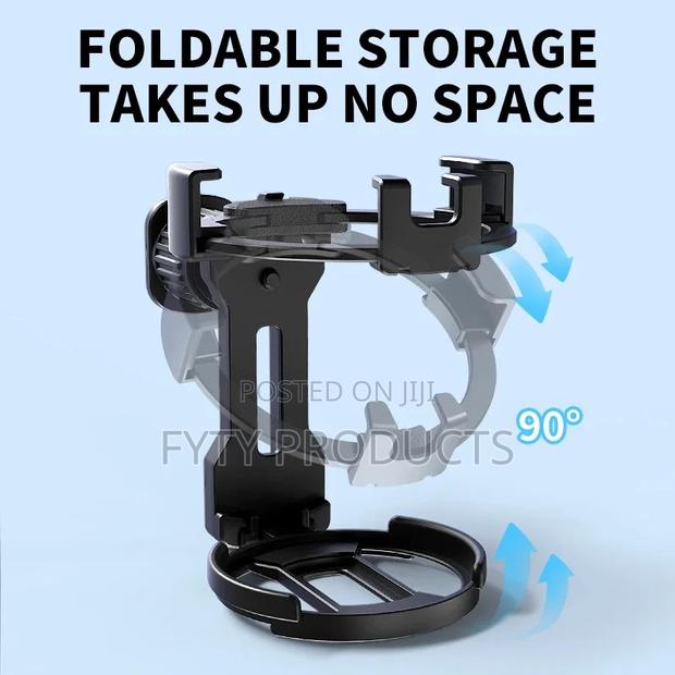 2 In 1 Vent Portable Folding Car Cup Phone Holder - thumbnail 4